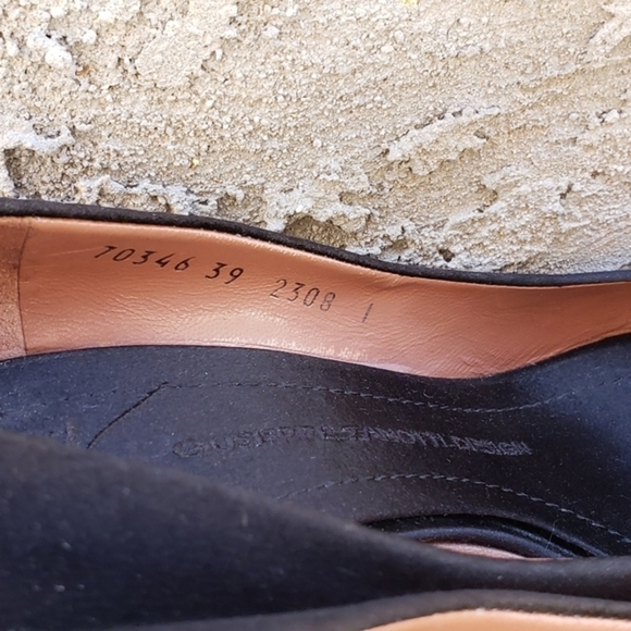 Giuseppe Zanotti‎ Design Black Satin Open Toe Pump - Picture 6 of 6